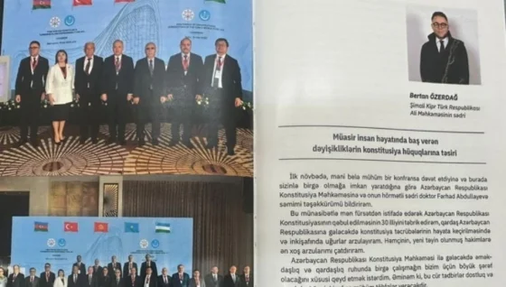 Azerbaycan Anayasası’nın 30.Yılı Etkinlikleriyle İlgili Kitapta Yüksek Mahkeme Başkanı Sayın Bertan Özerdağ’ın Konuşmasına da Yer Verildi
